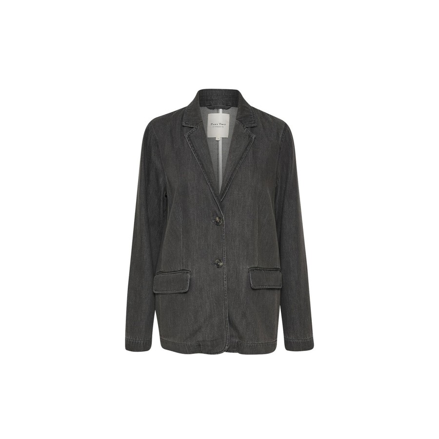 Dame Part Two Blazere & Veste | Coccopw Blazer, Grey Denim