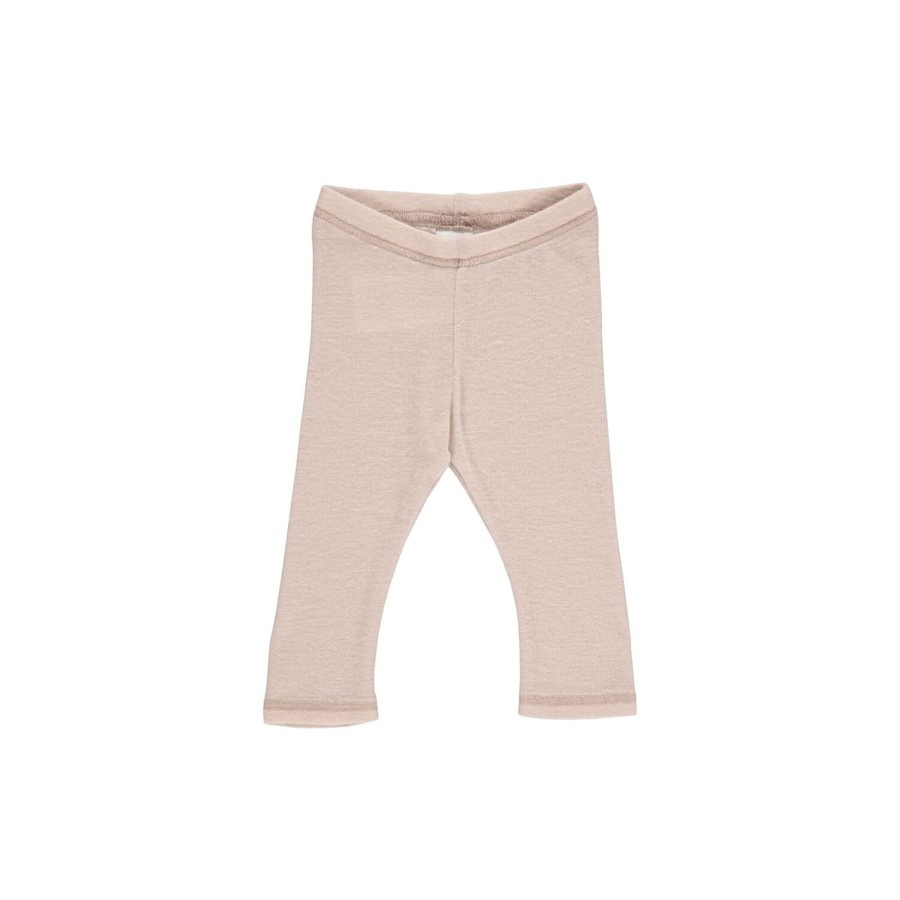 Born Müsli by Green Cotton Bukser & Leggings | Woolly Leggings, Spa Rose