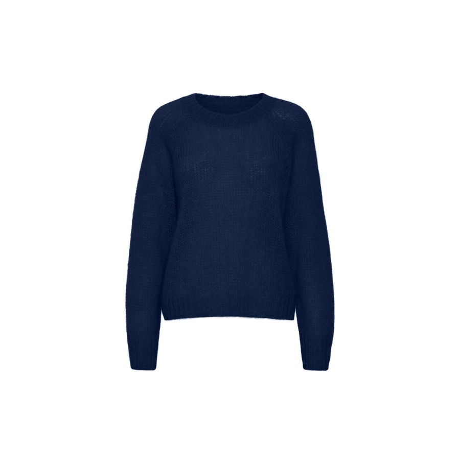 Dame Part Two Strik | Rhonapw Pullover, Blue Opal