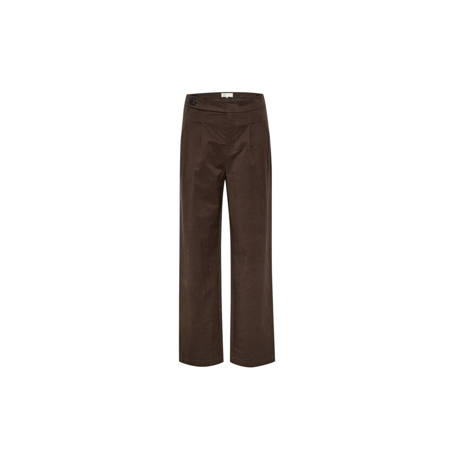 Dame Lounge Nine Bukser | Chrisln Pants Gf, Seal Brown