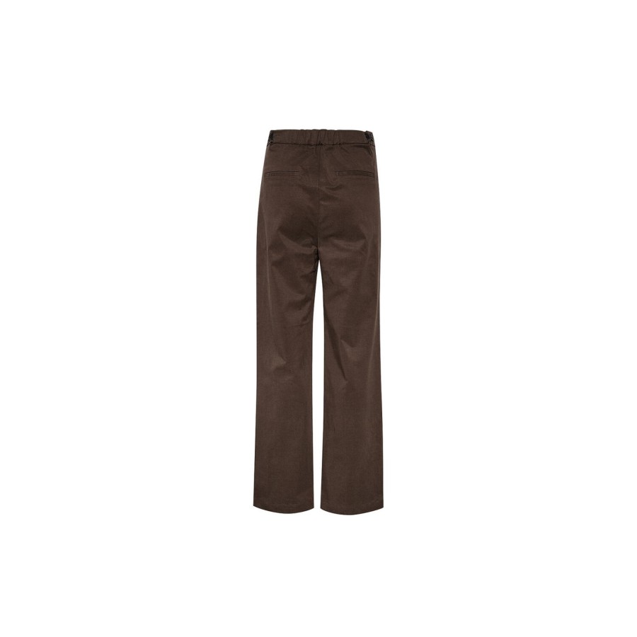 Dame Lounge Nine Bukser | Chrisln Pants Gf, Seal Brown