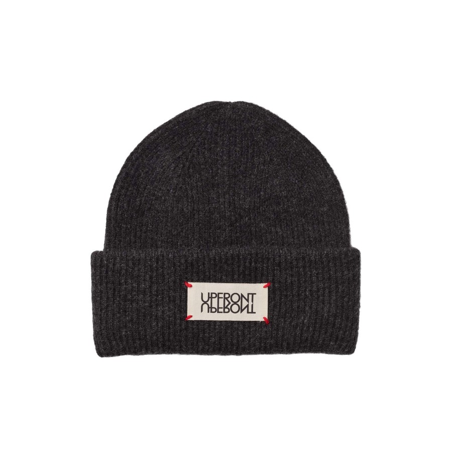 Herre UPFRONT Huer & Vanter | Unravel Classic Beanie, Jet Black