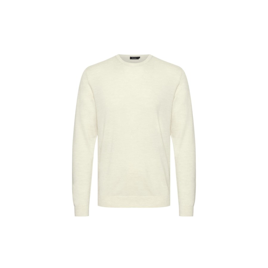 Herre Matinique Strik & Bluser | Margrate Pullover, Off White Melange