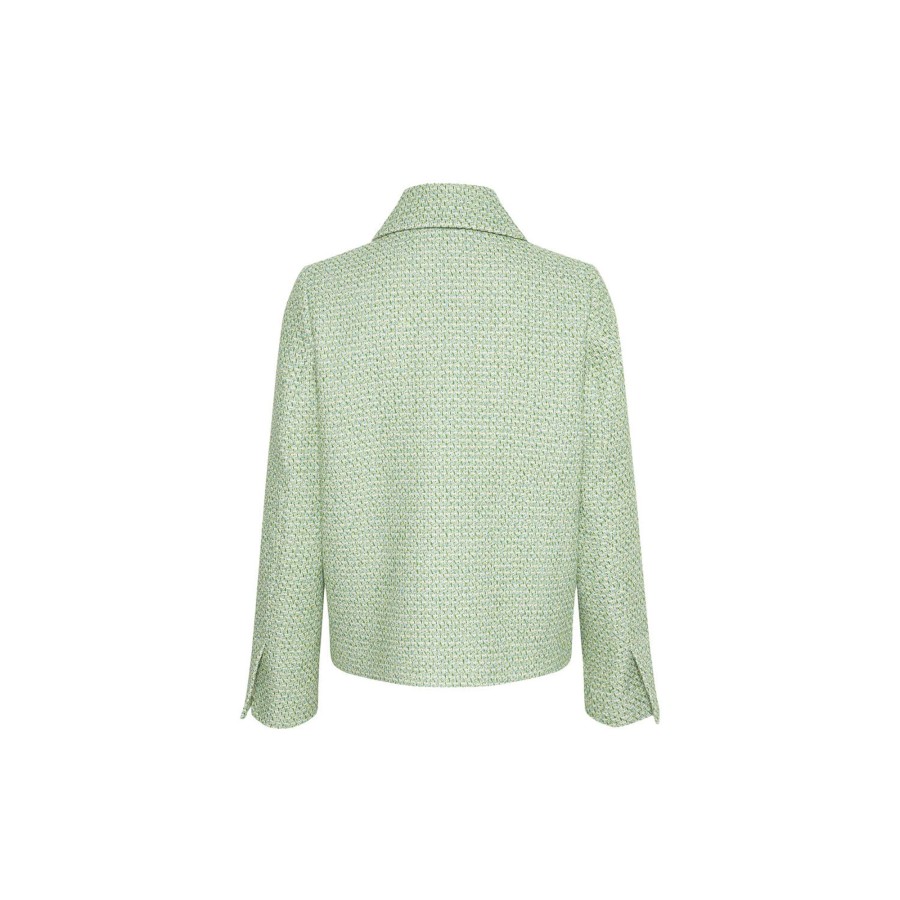 Dame InWear Overtoj | Titaniw Jacket, Green Tweed