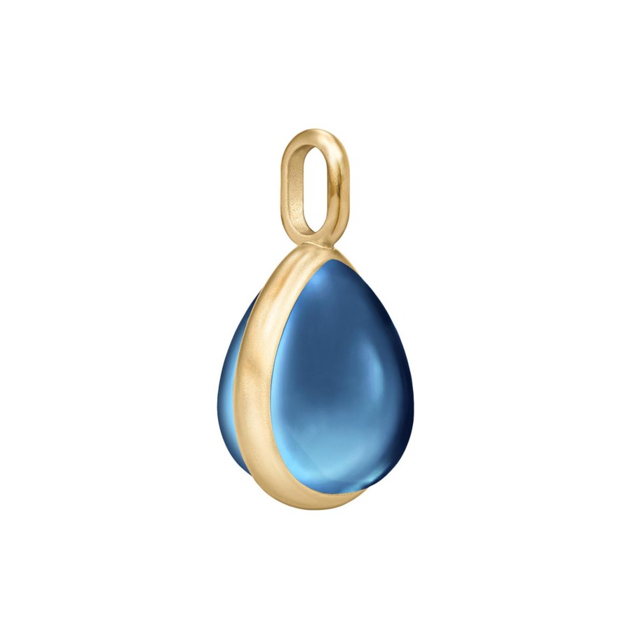 Dame Julie Sandlau Vedhaeng | Paloma Pendant, Gold/Sapphire Blue