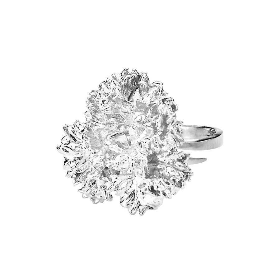 Dame Flora Danica Jewellery Ringe | Statement Persille Ring, Solv