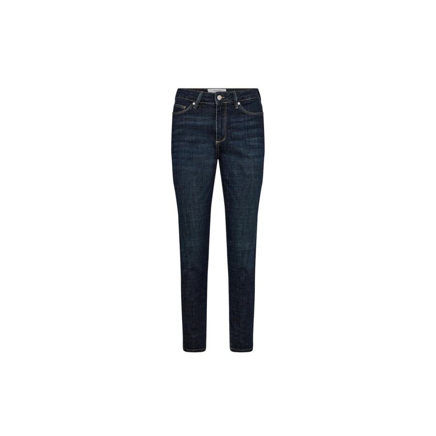 Dame Pieszak Jeans | Pd-Poline Jeans Wash Titanium Blue Indigo, Denim Blue