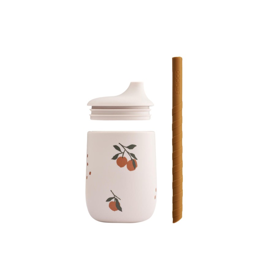 Born Liewood Spiseudstyr | Ellis Sippy Cup, Peach/Sandy