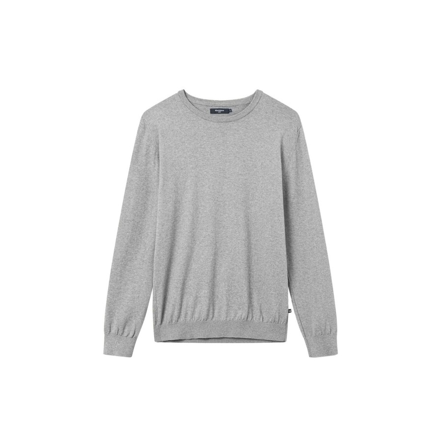 Herre Matinique Strik & Bluser | Majones Pullover, Medium Grey Melange