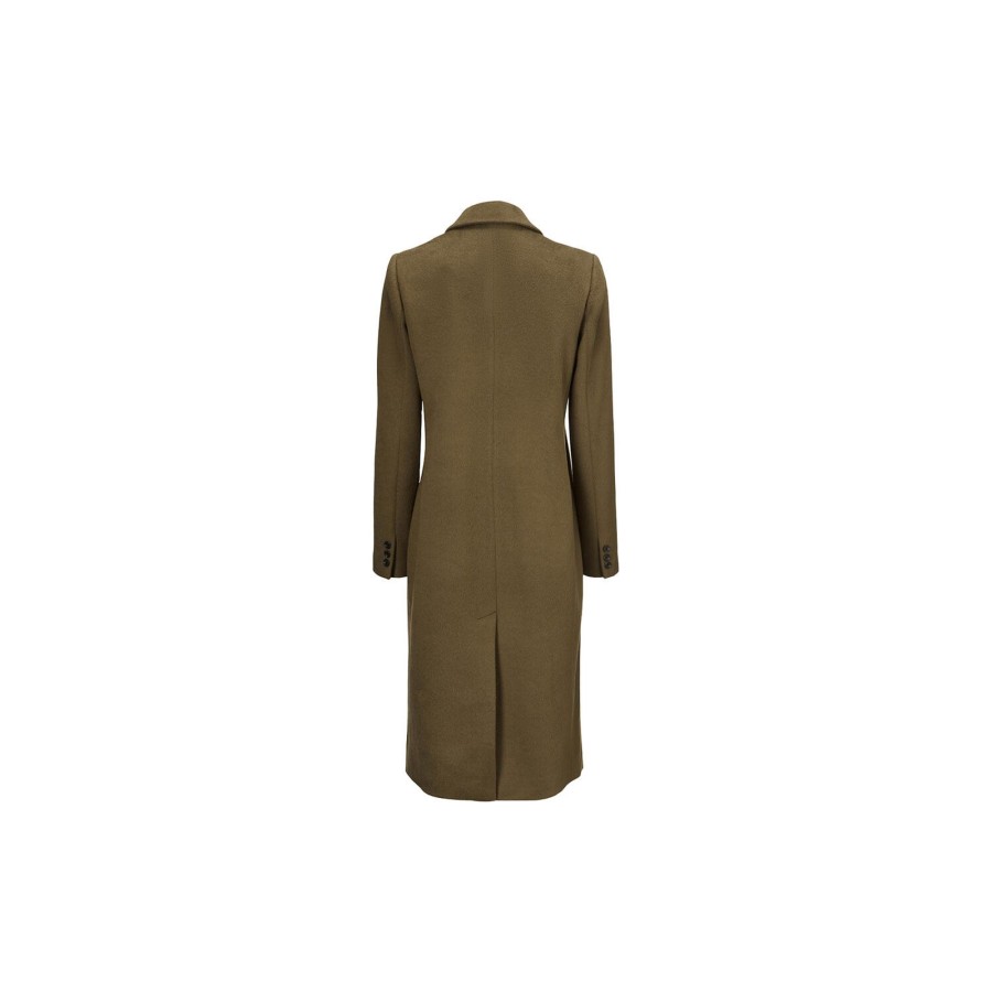 Dame Modström Overtoj | Odelia Long Coat, Sienna