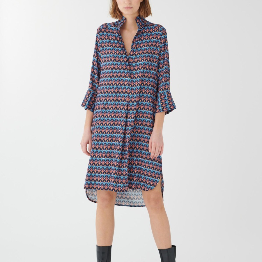 Dame Dea Kudibal Kjoler | Kamille Ev Shirt Dress, Macchia Pampa