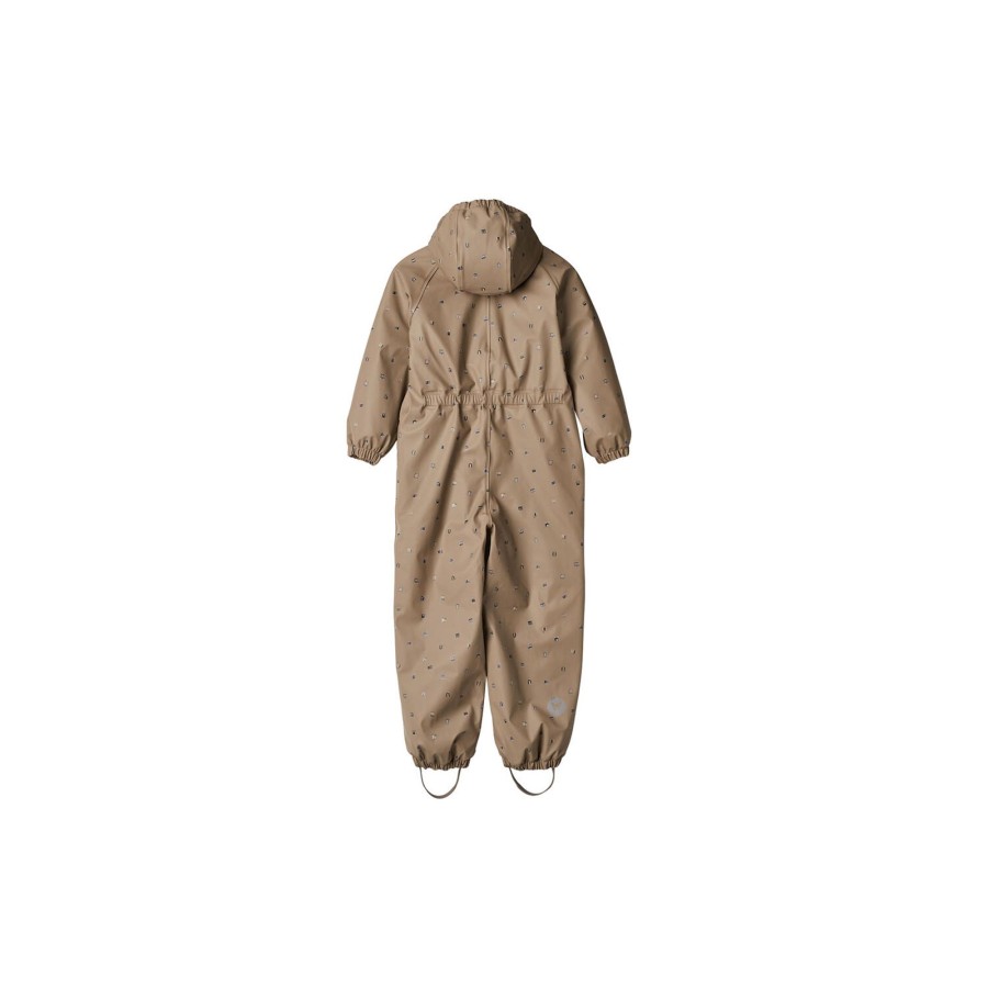 Born Wheat Overtoj | Thermo Rainsuit Aiko, 0227 Dry Grey Houses