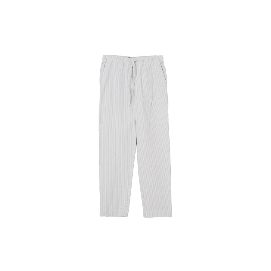 Herre Lexington Nattoj & Loungewear | Men'S Organic Cotton Bukser, Gray/White