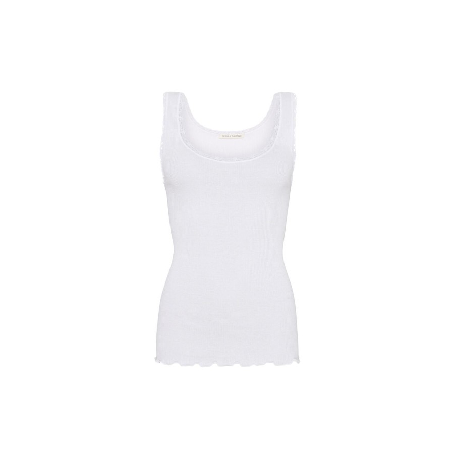 Dame Seamless Basic Toppe & T-Shirts | Donna Top, Off-White