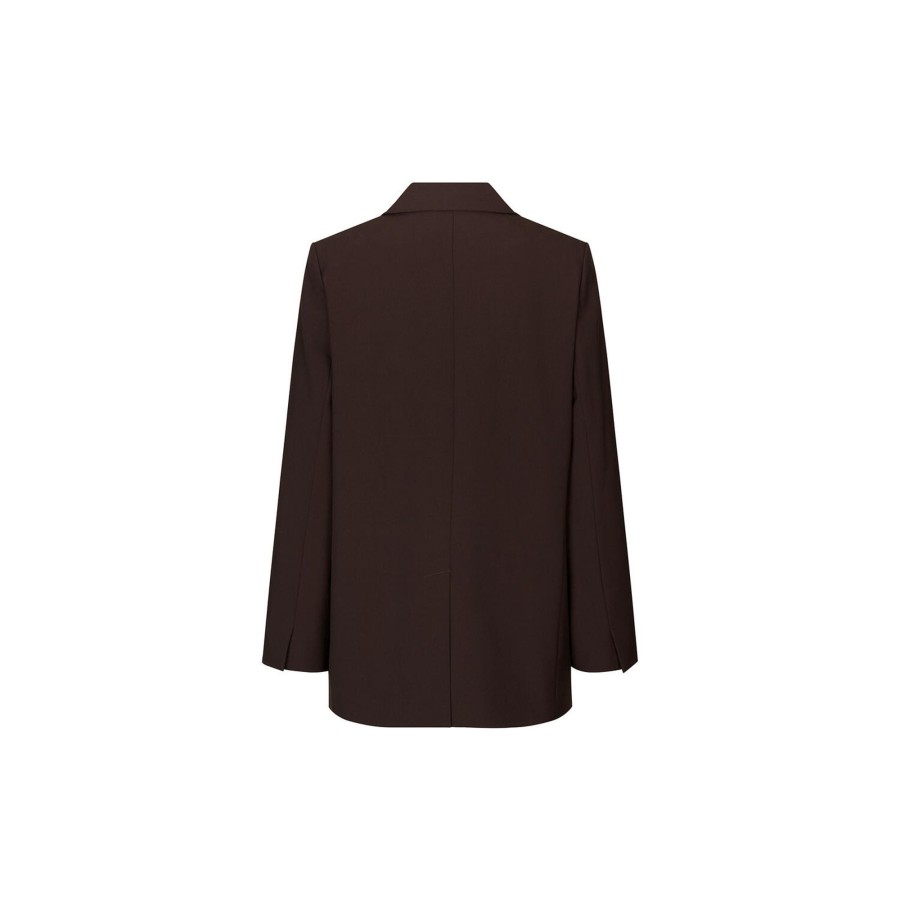 Dame Modström Blazere & Veste | Ankermd Blazer, Chocolate