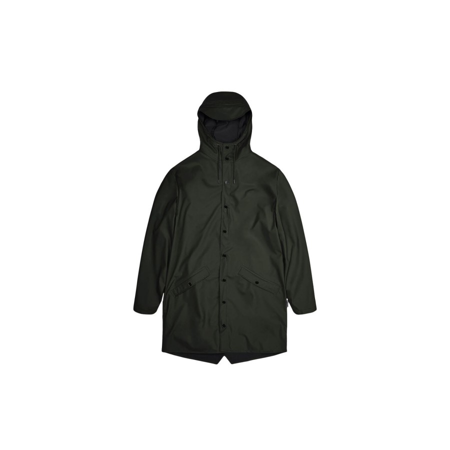 Dame Rains Overtoj | Long Jacket, Green