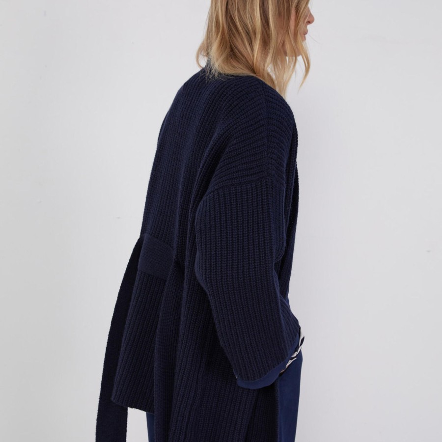 Dame Aiayu Strik | Raine Cardigan, Navy