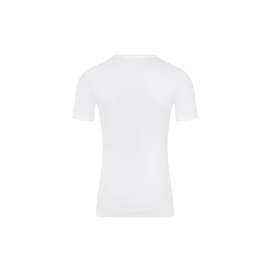 Herre HANRO Undertoj | Cotton Pure Short Sleeve Shirt, White