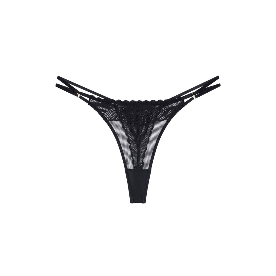 Dame Triumph Lingeri & Badetoj | Hypnotic Spotlight String, Black