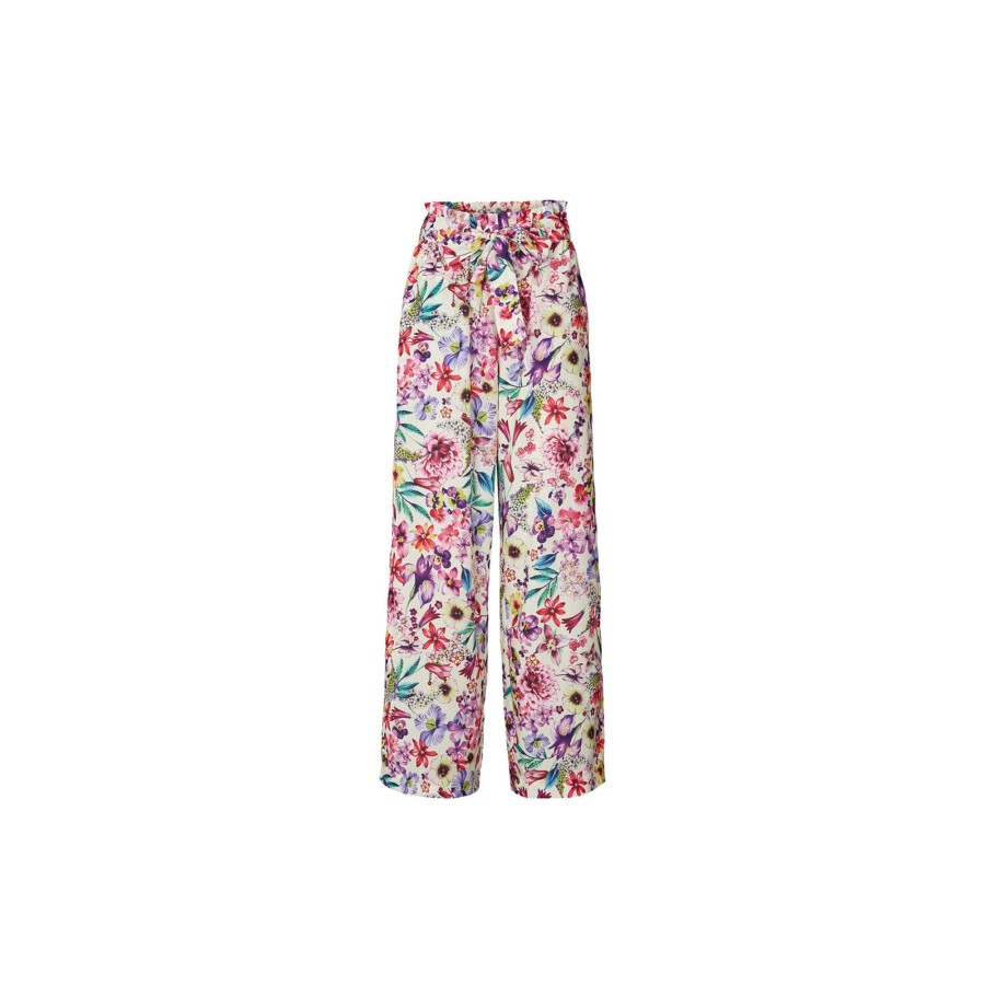 Dame Lollys Laundry Bukser | Vicky Pants, Flower Print