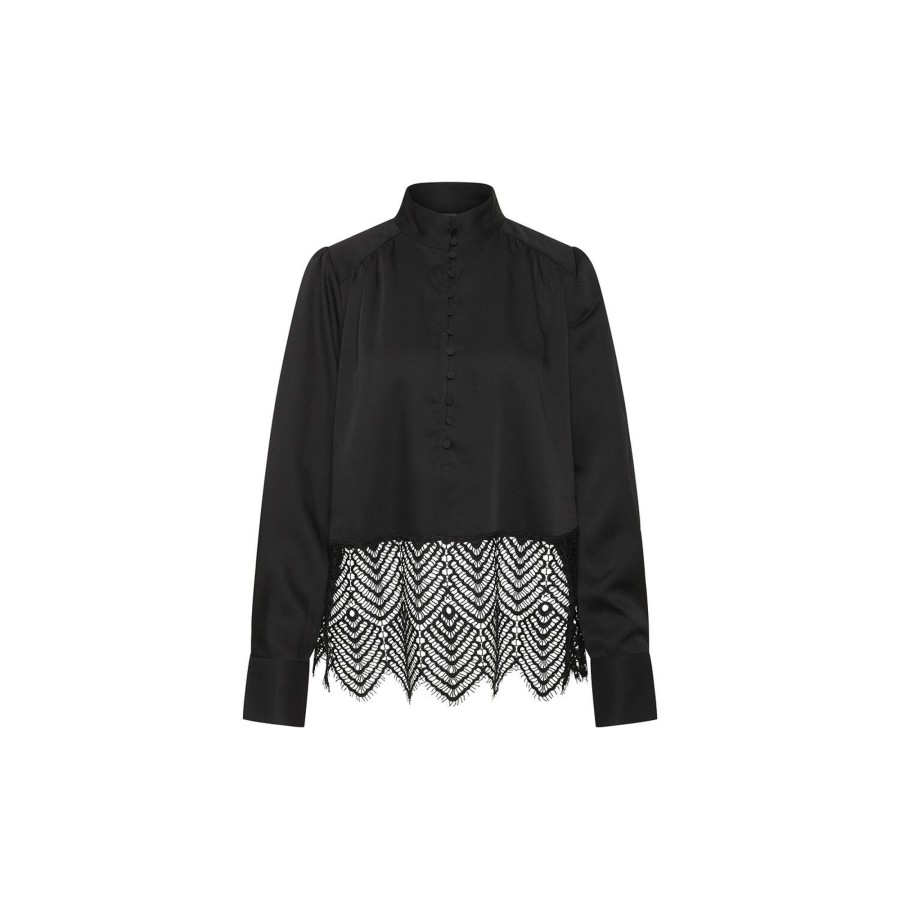 Dame Bruuns Bazaar Skjorter & Bluser | Cedars Chatrina Blouse, Black