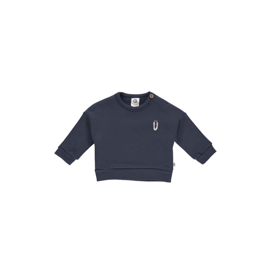 Born Müsli by Green Cotton Sweatshirts & Sweatpants | Sweat Troje, Night Blue