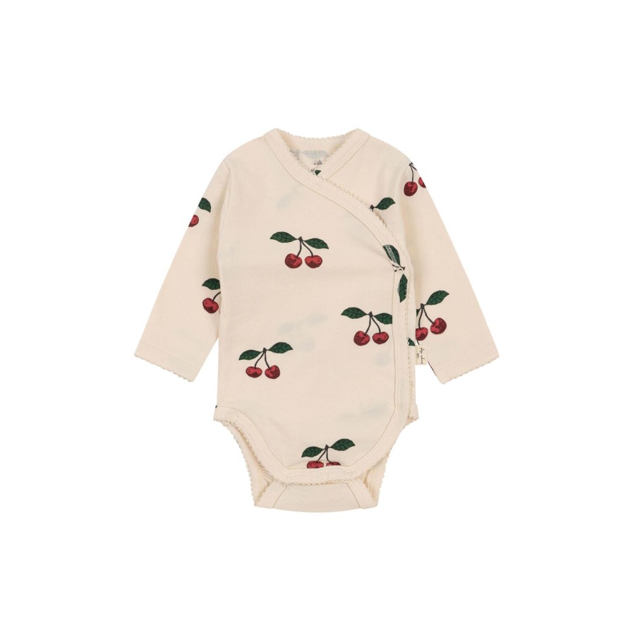 Born Konges Sløjd Bodyer | Basic Ls Newborn Body, Ma Grande Cerise