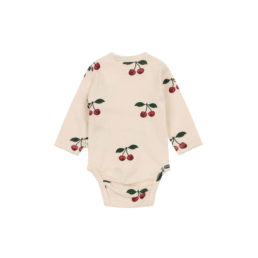 Born Konges Sløjd Bodyer | Basic Ls Newborn Body, Ma Grande Cerise