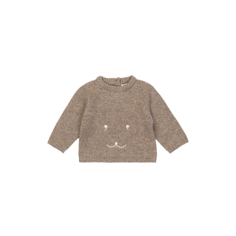 Born Lalaby Strik & Cardigans | Winnie Jumper, Millet