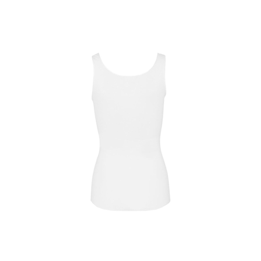 Dame HANRO Toppe & T-Shirts | Cotton Seamless Tank Top, White