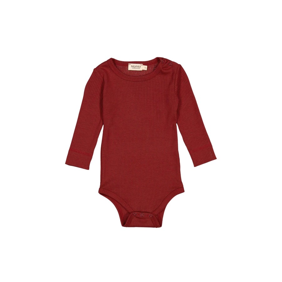 Born MarMar Copenhagen Bodyer | Plain Ls Body, Hibiscus Red