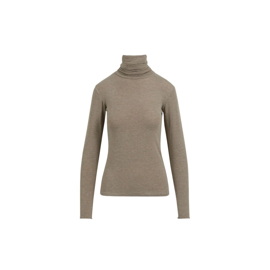 Dame Coster Copenhagen Toppe & T-Shirts | Cc Heart Lana Turtleneck, Hazel Melange