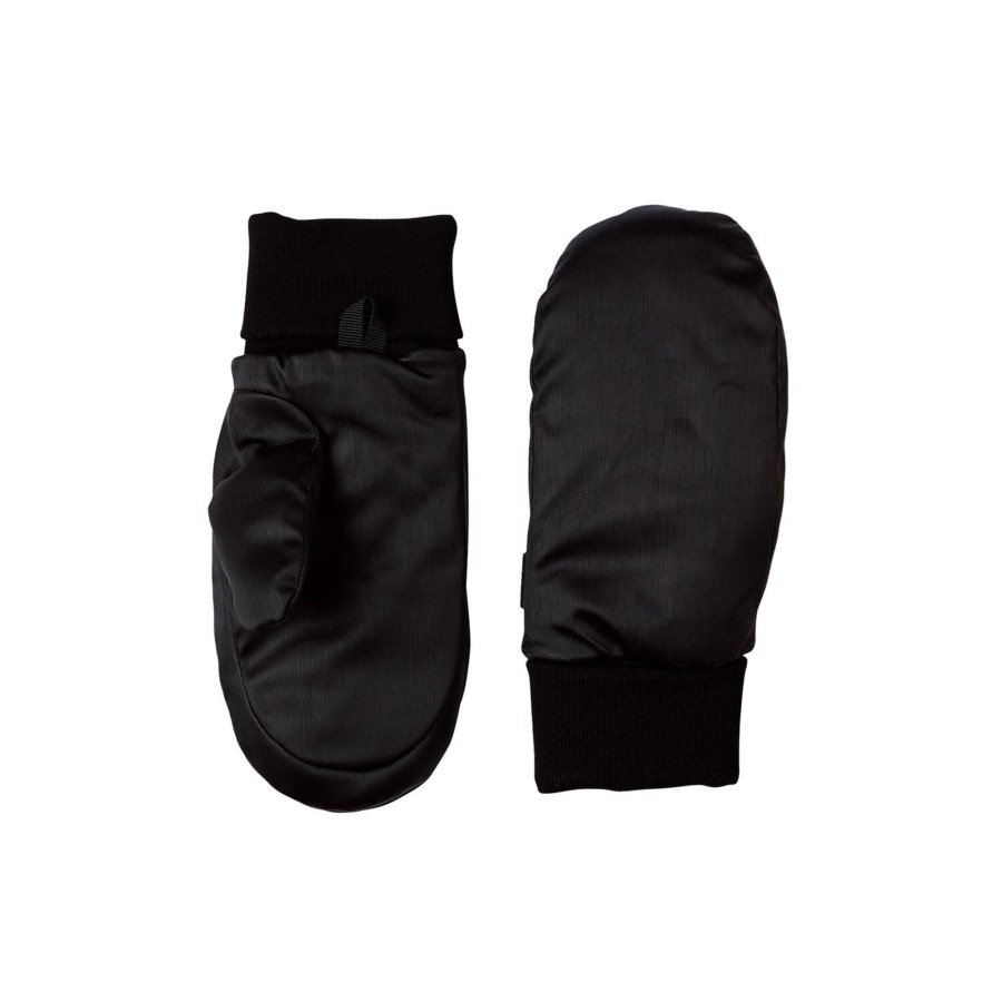 Dame Rains Huer, Pandeband & Vanter | Bator Puffer Mittens, Black