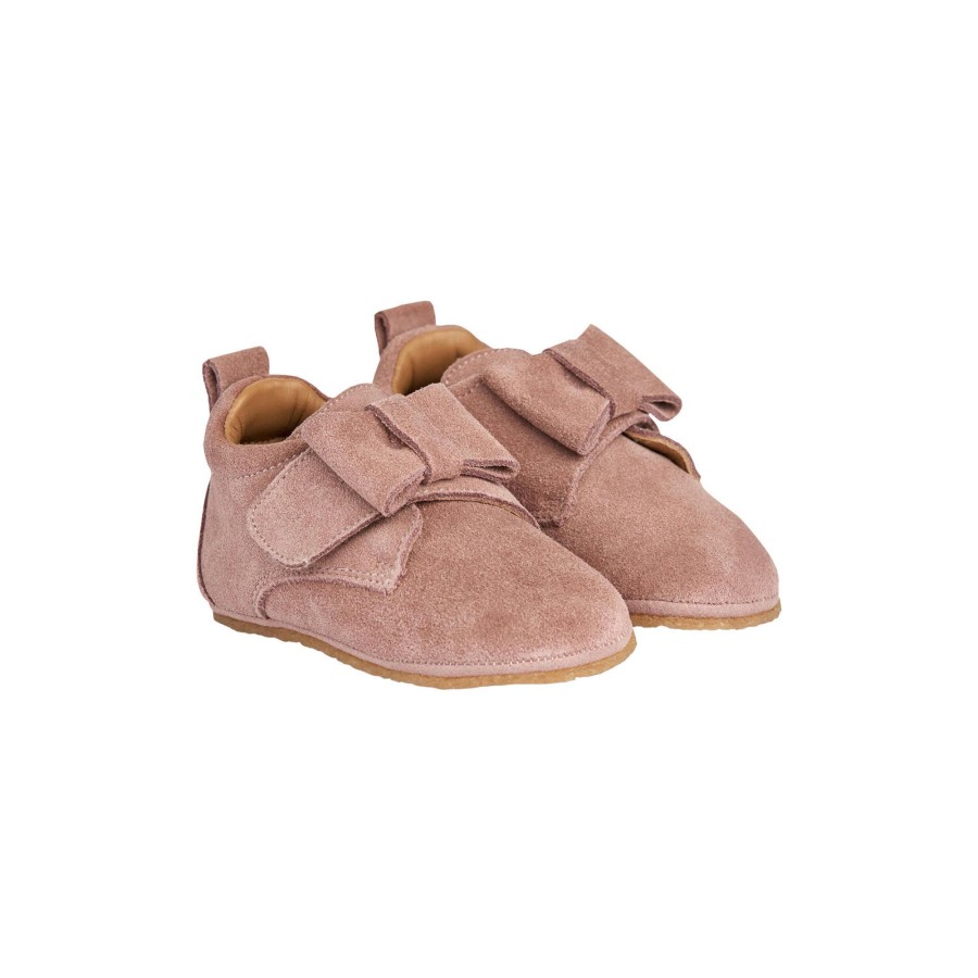 Born Wheat Hjemmesko | Bow Indoor Shoe, 2163 Dusty Rouge