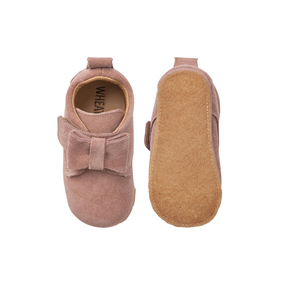 Born Wheat Hjemmesko | Bow Indoor Shoe, 2163 Dusty Rouge