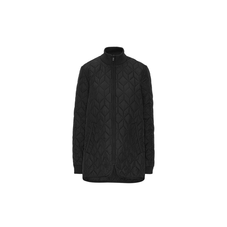 Dame Ilse Jacobsen Hornbæk Overtoj | Quilt Jacket, Black