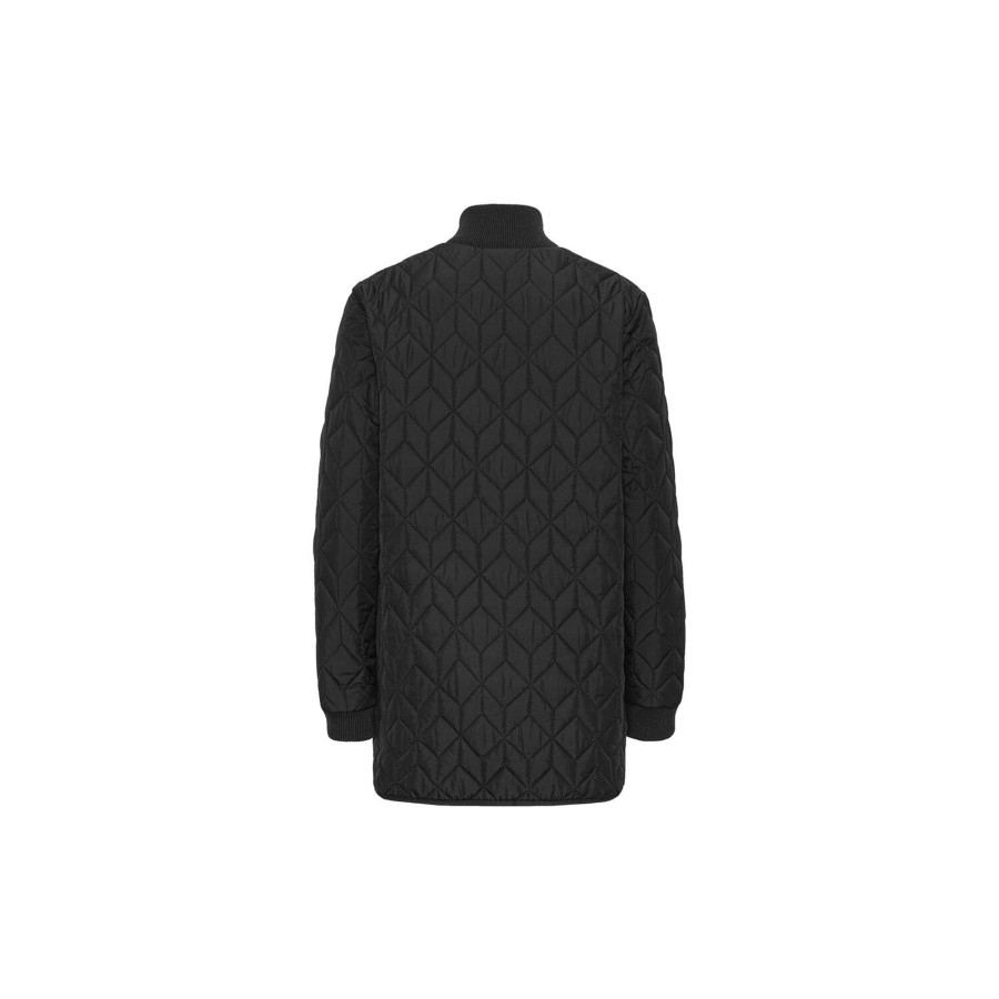 Dame Ilse Jacobsen Hornbæk Overtoj | Quilt Jacket, Black