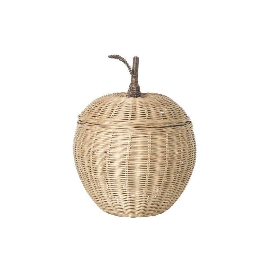 Born ferm LIVING Kids Smaopbevaring | Apple Braided Opbevaringskurv