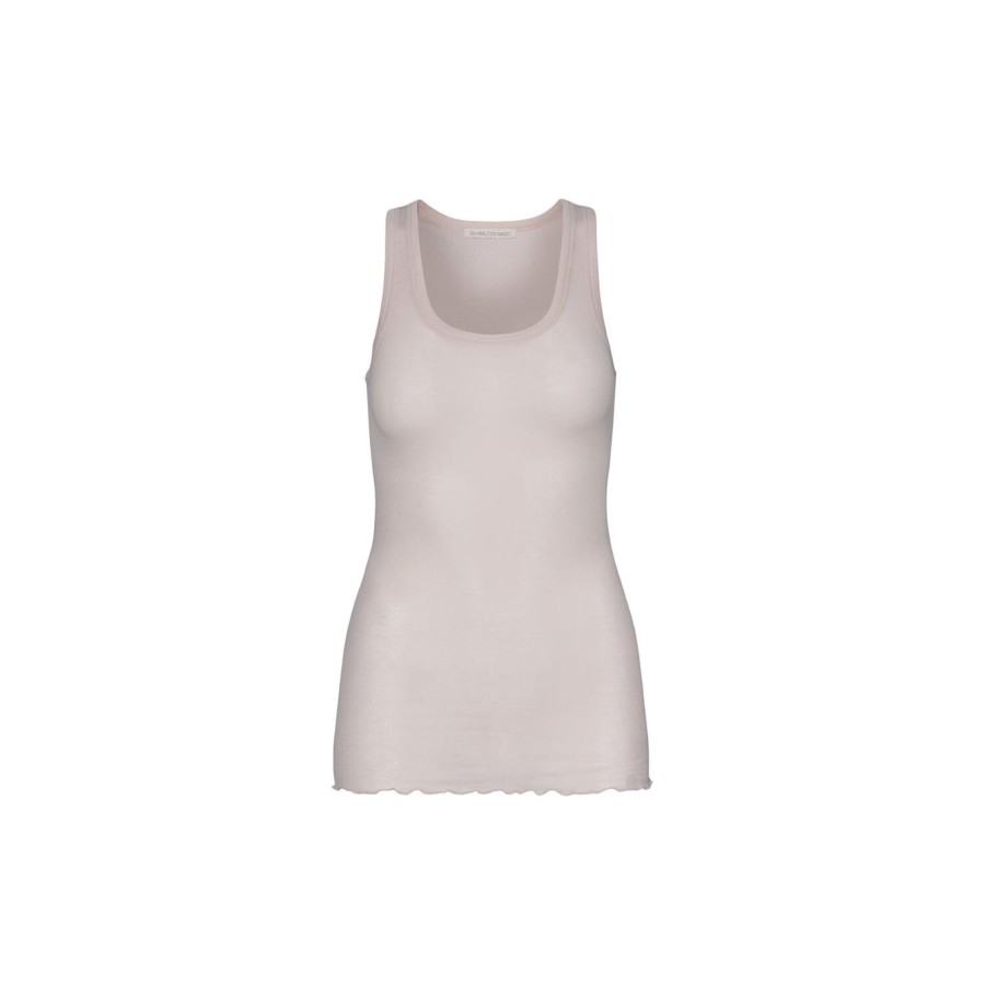 Dame Seamless Basic Toppe & T-Shirts | Bella Top, Rosie Beige