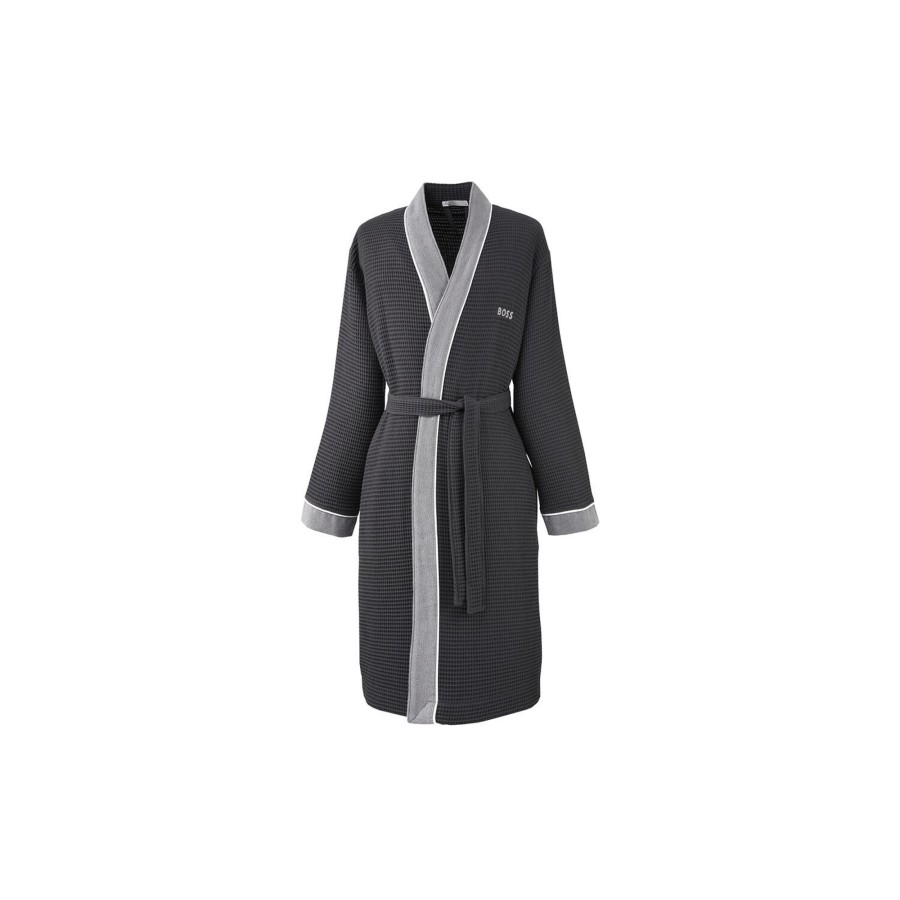 Dame Hugo Boss Home Nattoj & Loungewear | Therms Badekabe, Asphalt