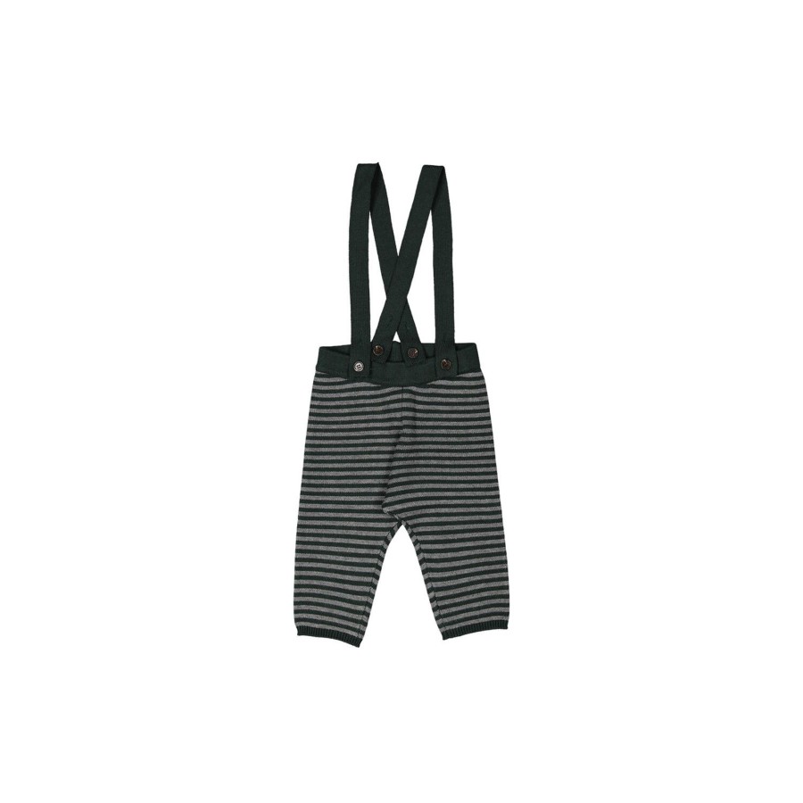 Born MarMar Copenhagen Bukser & Leggings | Pirol Knitwear, Dark Leaf Stripe