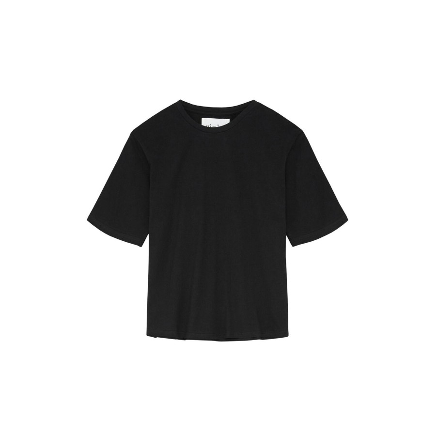 Dame Aiayu Toppe & T-Shirts | Light Short Sleeve T-Shirt, Black