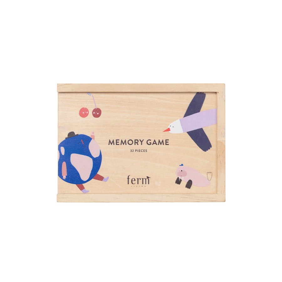 Born ferm LIVING Kids Leg & Laering | Critter Memory Game