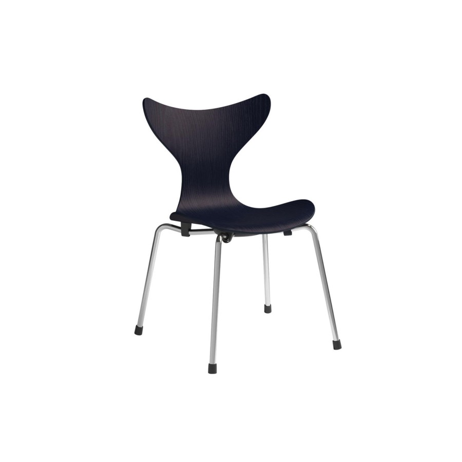 Born Fritz Hansen Bornestole | Liljen™ 3108 Bornestol, Midnight Blue