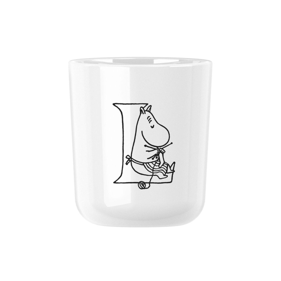 Born RIG-TIG Spiseudstyr | Moomin Abc Kop L, Moomin White