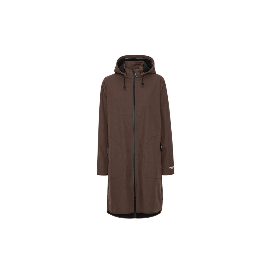 Dame Ilse Jacobsen Hornbæk Overtoj | Raincoat, Chocolate Brown