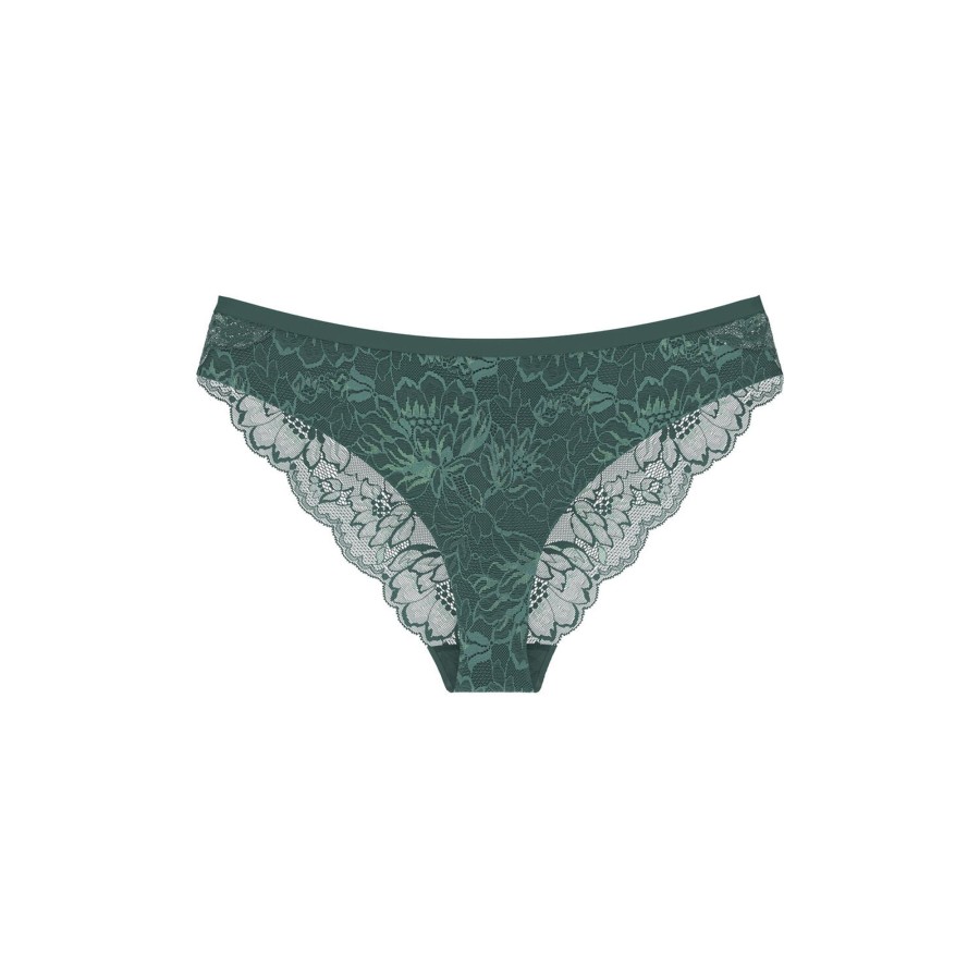 Dame Triumph Lingeri & Badetoj | Amourette Charm T Brazilian01, Smoky Green