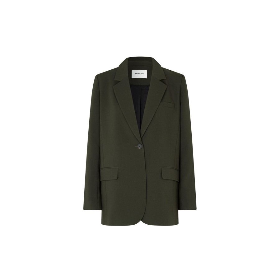 Dame Modström Blazere & Veste | Gale Blazer, Deep Pine