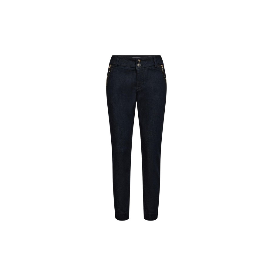 Dame MOS MOSH Jeans | Mmmilton Hybrid Jeans, Dark Blue