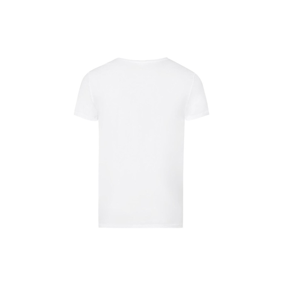 Herre HANRO Undertoj | Cotton Superior Ss Shirt V-Neck, White